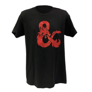 Bioworld Dungeons & Dragons - Camiseta con logotipo de dragones