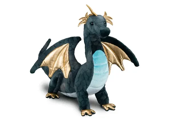 Douglas Aragon Peluche De Dragón Azul Marino