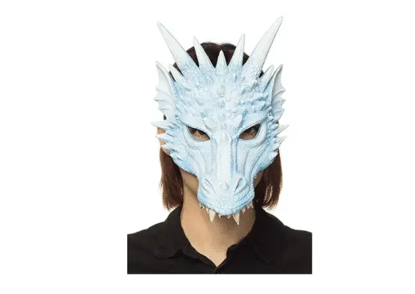 Hms Máscara De Dragón Supersuave Para Adulto Unisex Color Azul Hielo Talla única