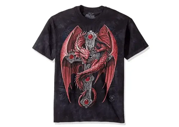 La Guardia Gótica De Montaña Camiseta De Dragón