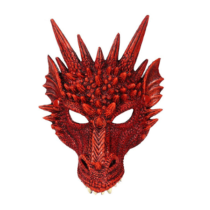 Máscara de fiesta de Coxeer 3D Dragón cosplay