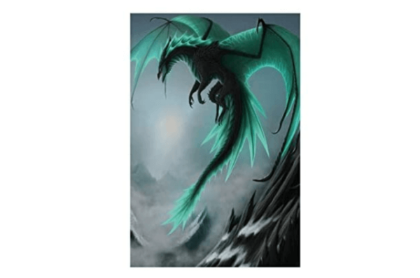 Personalizado papel de póster - volando dragón